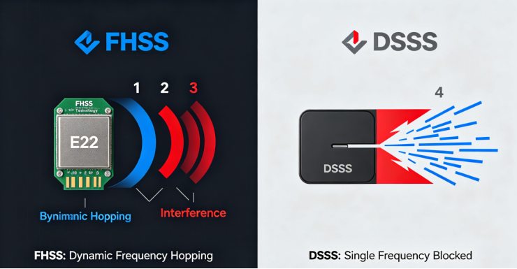 FHSS vs. DSSS: Core Differences – Ebyte Official Store - IoT Module ...