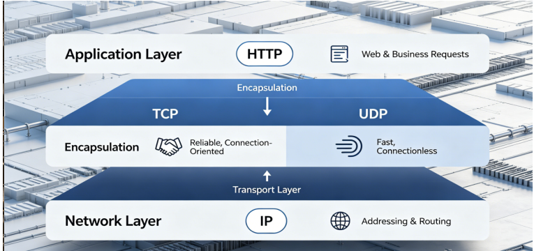 IP Protocol Stack Explained | IP vs TCP vs UDP vs HTTP – Ebyte Official ...