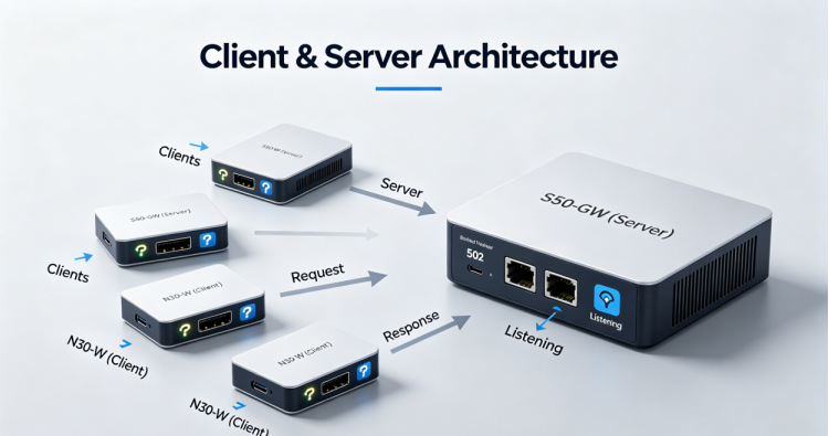 Client vs Server Definition – Ebyte Official Store - IoT Module ...
