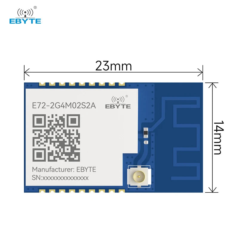 Wireless System-on-Chip Module Small Size Low Power Consumption 2.4GHz ...