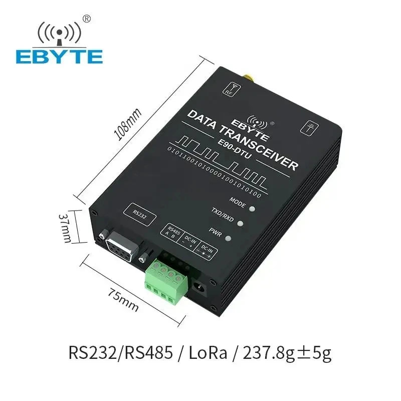 EBYTE LoRa RS485 Modem Sans Fil 433 MHz 20 DBm E96-DTU - Station Radio 3 Km Portée