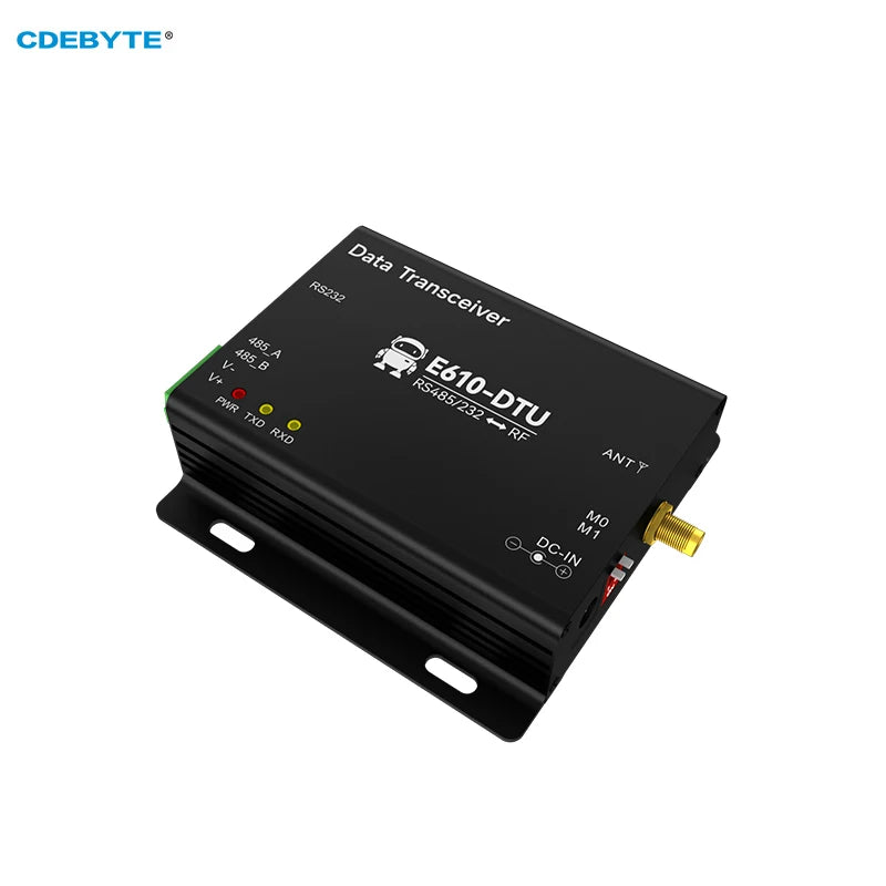 Wireless Digital Radio RS232/RS485 433MHz High-Speed Continuous Transmission CDEBYTE E610-DTU(433C20) 100mW RSSI Low Latency