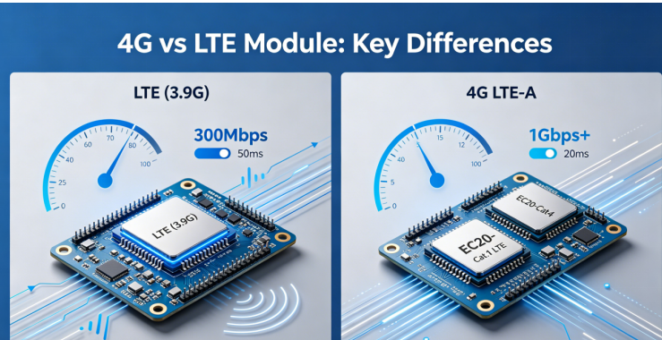 4G vs LTE Module Key Differences | Technical Parameters & – Ebyte ...