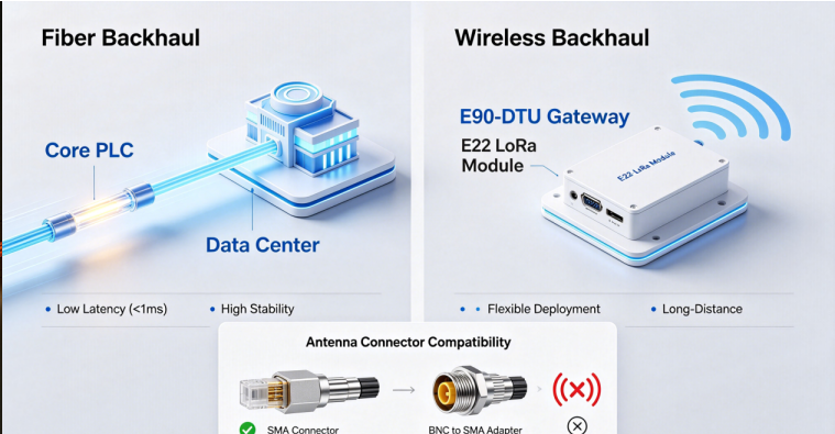 Wireless vs Fiber Backhaul Differences – Ebyte Official Store - IoT ...