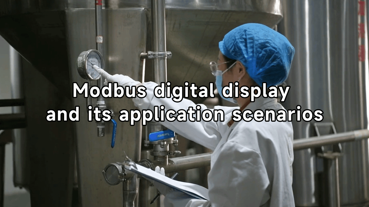 Modbus digital display and its application scenarios – Ebyte Official ...