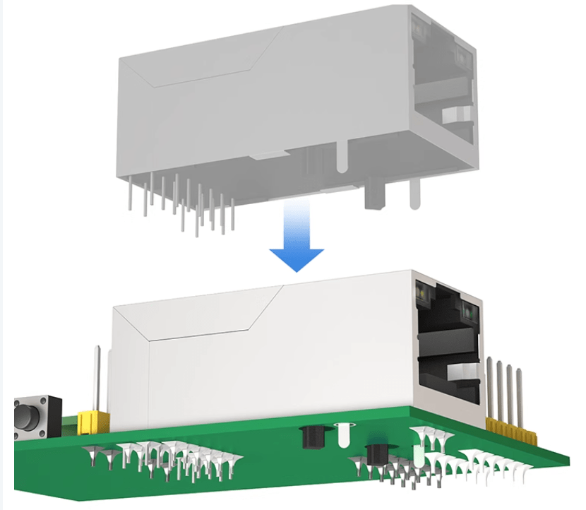 Portable integrated network port-helps the progress of industrial ...