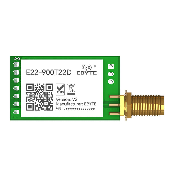 EBYTE E22-900T22D-V2 SX1262 LoRa 868MHz Wireless Module UART 22dBm 5km Long Range FEC SMA-K Antenna RF Wireless Transmitter