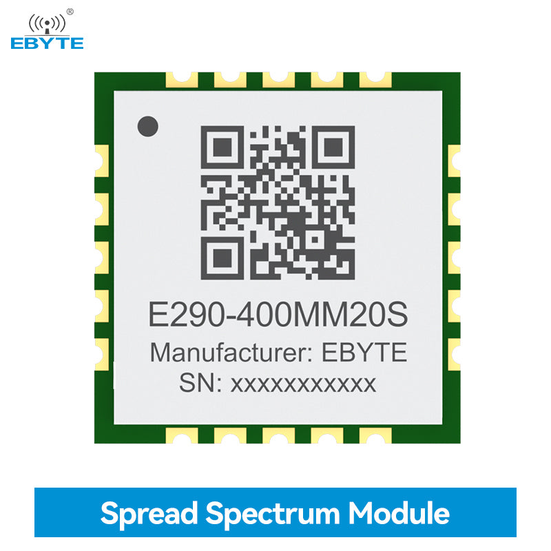 CDEBYTE E290-400MM20S PAN3060 ChirpIoT™ Spread Spectrum LoRa Module 20dBm Stamp Hole  Airspeed Adaptation Ultra Small Size AT Command