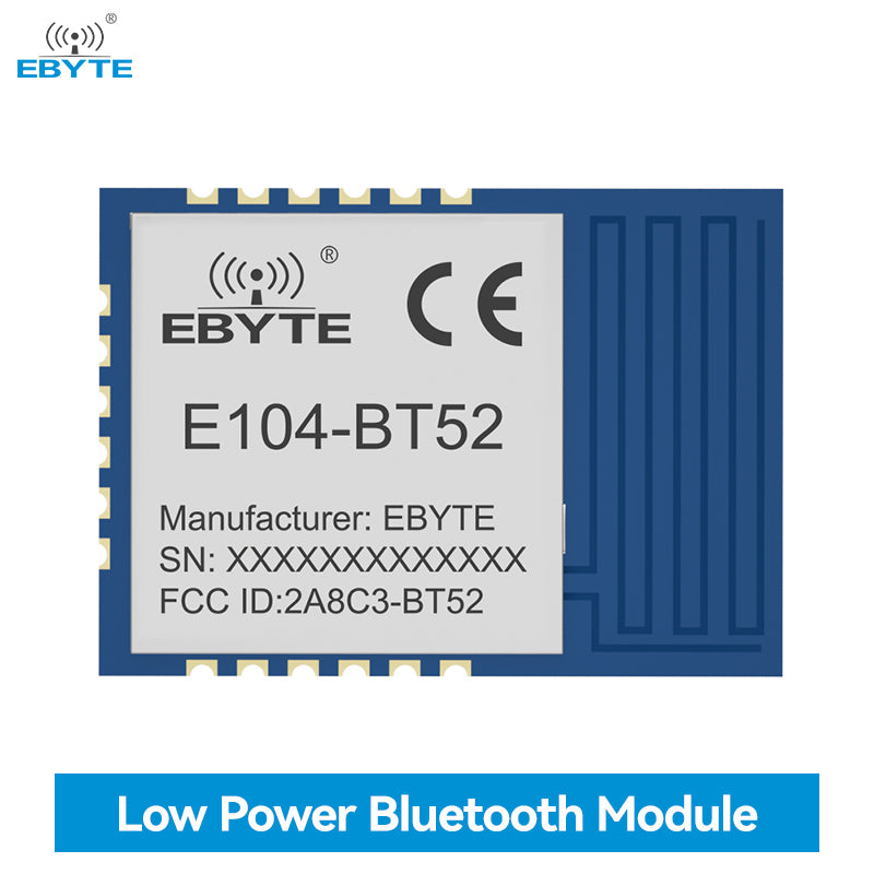DA14531 2,4 ГГц BLE 5,0 Bluetooth-модуль UART Модуль беспроводного приемопередатчика с низким энергопотреблением EBYTE E104-BT52