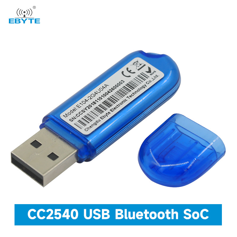 Ebyte Buy E104-2G4U04ACosto Price CC2540 chip rf module 2.4GHz BLE 4.0 USB SoC Ble wireless transmitter receiver module ble