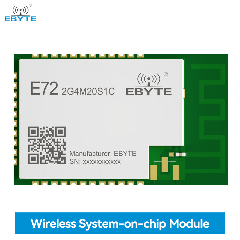 Ebyte E72-2G4M20S1C CC2674P10 2,4G Zigbee Low Energy ble5.3 Многопротокольный модуль беспроводной связи с антенной на печатной плате