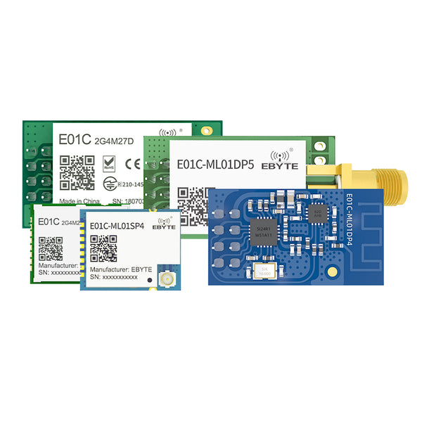 EBYTE E01C Series Cost-effective 2.4GHz SPI RF Module Si24R1 Ci24R1 Chip 11/20/27dBm SMD Wireless Module PA LNA Ultra-small Size
