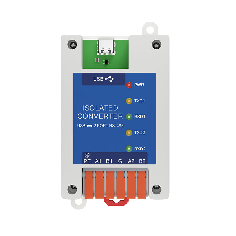 EBYTE E810-U21 USB to Serial Converter 2 Serial Ports RS485 FT2232H Signal Power Isolation Industrial Grade EMC Protection