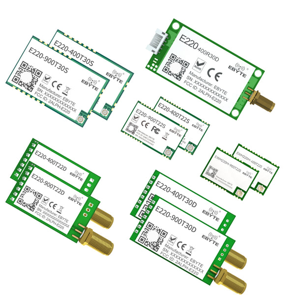 Ebyte E220-T Series Cost-effective LoRa Wireless Serial Port Module LoRa Spread Spectrum 433/868/915MHz 22/30dBm 5/10KM