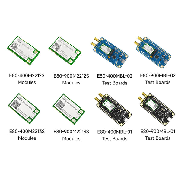 Ebyte E80 Series Semtech LORA LR2021/LR1121 Chip 22/12dBm 2.4 GHz LoRa Dual-band Wireless RF Transceiver Module SX126x / SX128x