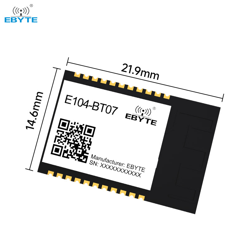E104-BT07 Low-cost BLE Bluetooth wireless module low power consumption 2.4G small size serial port data transmission