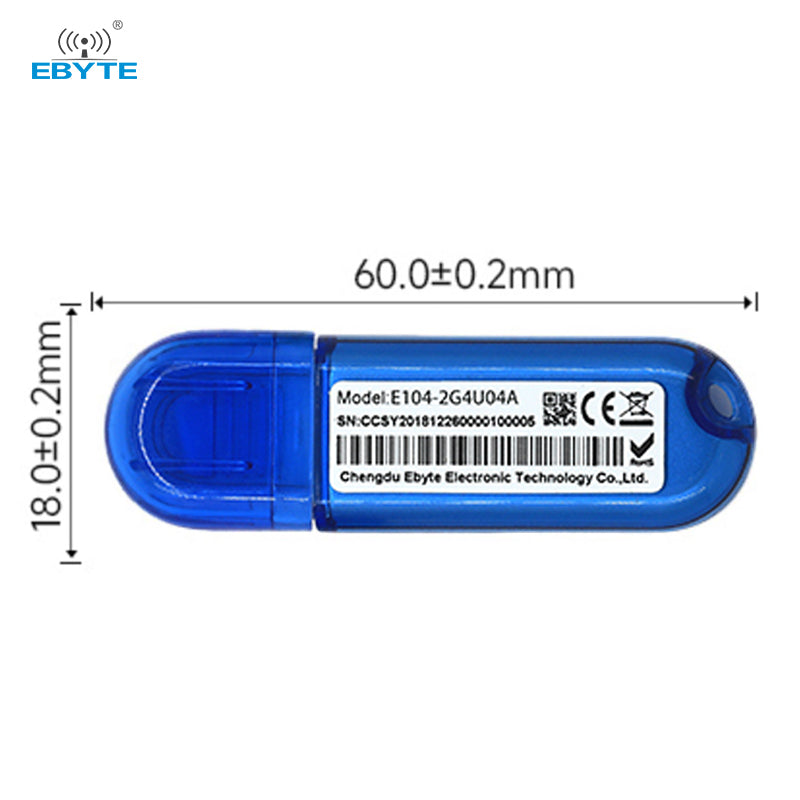Ebyte Buy E104-2G4U04ACosto Price CC2540 chip rf module 2.4GHz BLE 4.0 USB SoC Ble wireless transmitter receiver module ble