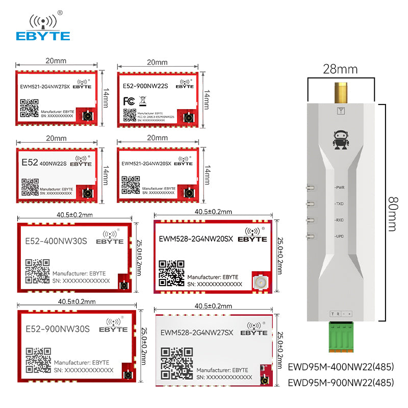 LoRa MESH networking 868MHz spread spectrum Wireless serial port ...