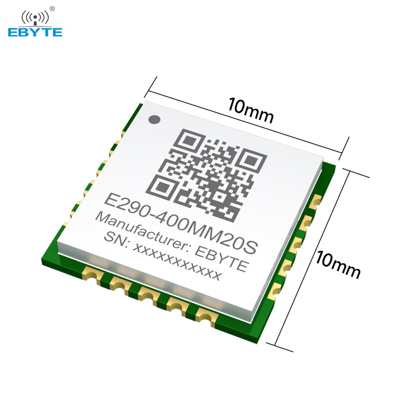 CDEBYTE E290-400MM20S PAN3060 ChirpIoT™ Spread Spectrum LoRa Module 20dBm Stamp Hole  Airspeed Adaptation Ultra Small Size AT Command