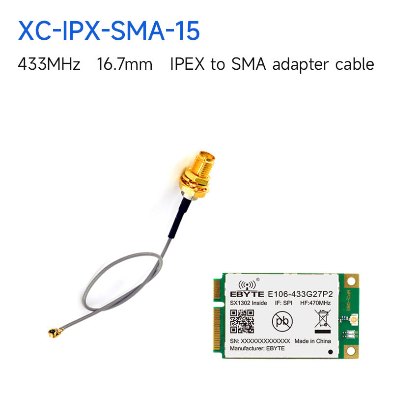 Ebyte E106-433G27P2 Lora module Sx1302 wireless Lora gateway RF SPI interface 433Mhz