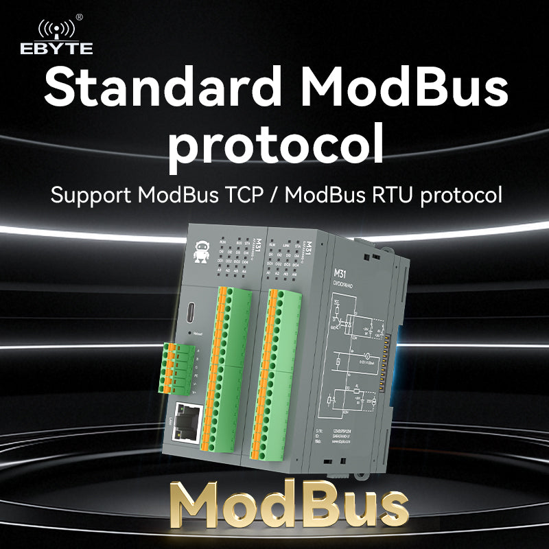 Modbus TCP/RTU RJ45 RS485 Distributed IO Host Extension Modules – Ebyte ...