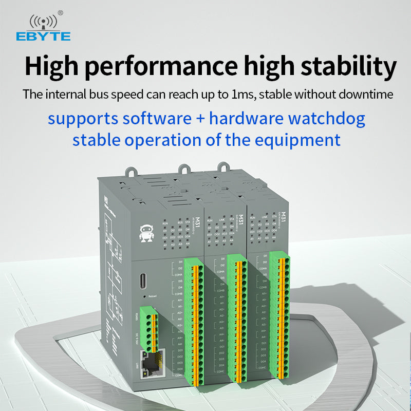 Modbus TCP/RTU RJ45 RS485 Distributed IO Host Extension Modules – Ebyte ...