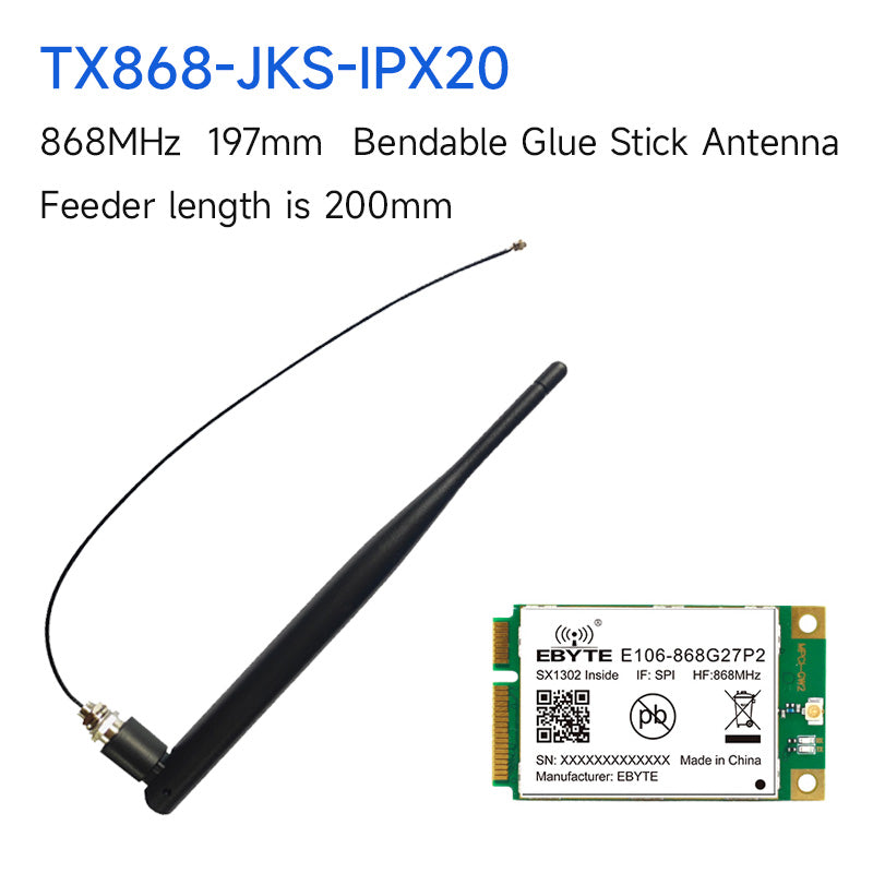 EBYTE E106-868G27P2 SX1302 868MHz SPI PCI-e LoRa Long-range Communicator Radio LoRa Module Wireless Transceiver Ebyte Transmitter