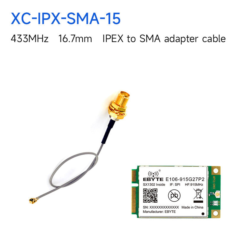 SX1302 915 МГц E106-915G27P2 Беспроводной приемопередатчик LoRa Модуль Ebyte LoRa PCI-e SPI Приемник дальнего действия 5 км Передатчик Приемник