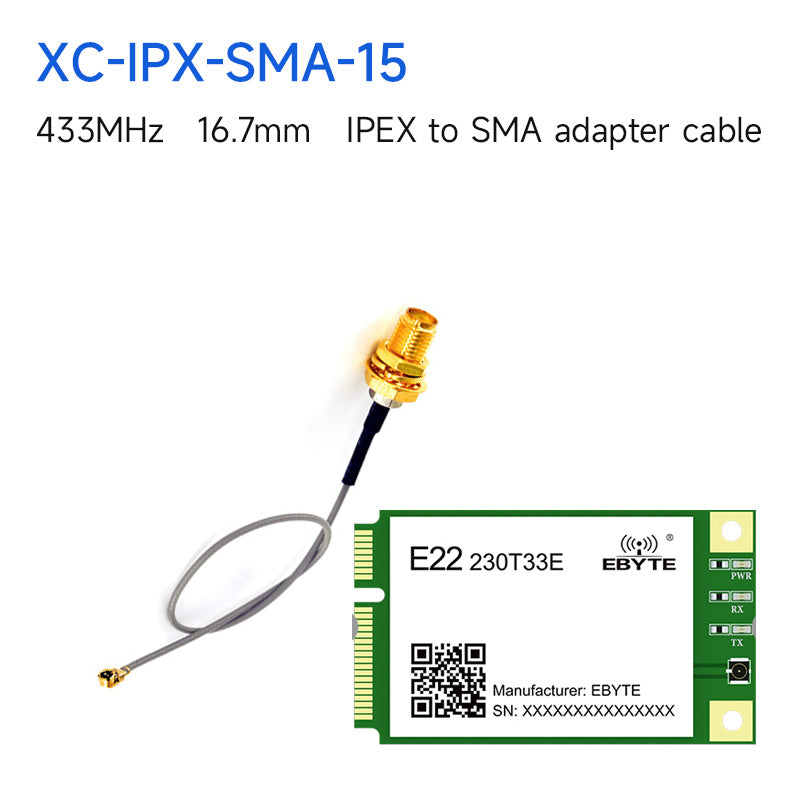 Ebyte E22-230T33E sx1262 33dBm12km UART/RS485/RS232/USB interface Fast long-distance transmission lora transparent module