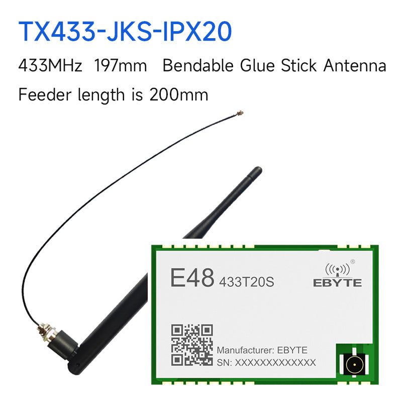 Ebyte E48-433T20S 3.5km 20dBm Automatic frequency hopping TTL Level output 433MHz wireless data transmission module