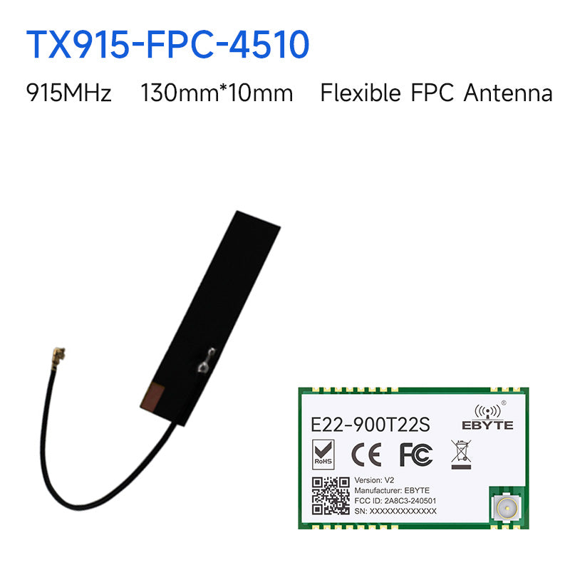 Ebyte E22-900T22S-V2 UART 5Km Range 868Mhz 915Mhz 22dBm SMD CE FCC LoRa Wireless Transmitter RF Module  Semtech SX1262