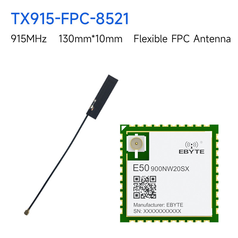 EBYTE E50-900NW20SX EFR32FG23 868/915MHz Wireless M-Bus Module URAT Module 20dBm MESH SMD SoC Module Low Power Consumption