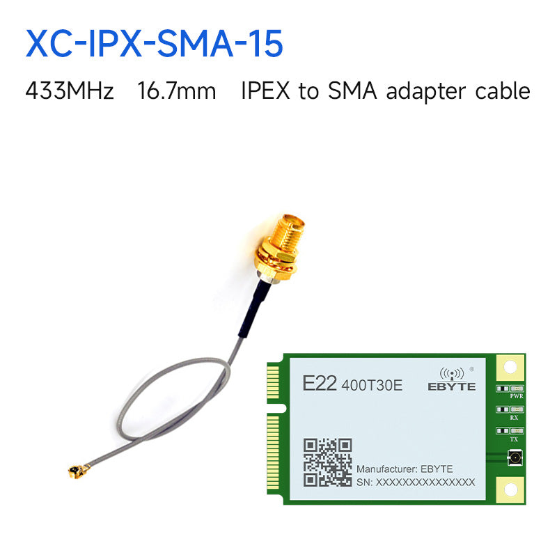 Ebyte Free sample E22-400T30E 10km long distance wireless transmission module lora receiver relay controller module