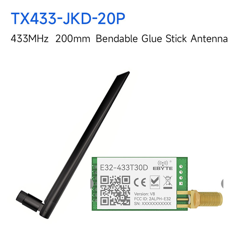 EBYTE E32-433T30D V8.X SX1278 LoRa 433 MHz UART IoT Long Range Wireless Transceiver Sender Empfänger Modul SMA Antenne