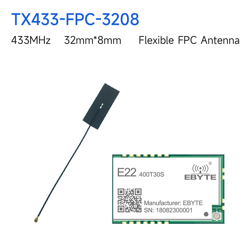 Ebyte E22-400T30S small size and cheap Semtech $X1262 UART 10Km Range 433Mhz 30dBm SID CE ROHS FCC LoRa IT RF Module