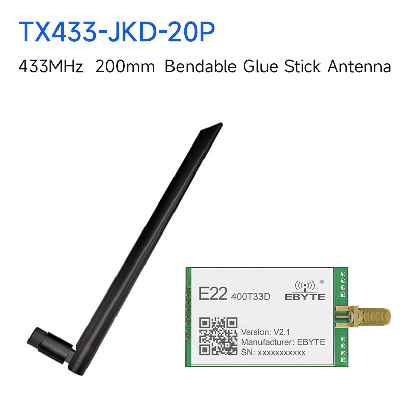 EBYTE E22-400T33D-V2 SX1262 Lora Wireless Module 33dBm 400MHz Long Distance 16KM RSSI SMA-K Small Size UART DIP Module