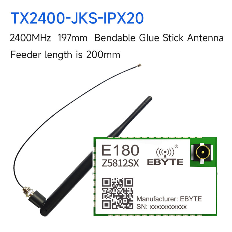 Модуль ZIGBEE 3,0 TLSR8258, 2,4 ГГц, беспроводной приемопередатчик, 12 дБм, 500 м, E180-Z5812SX, EBYTE, высокопроизводительная штампованная печатная плата с отверстием