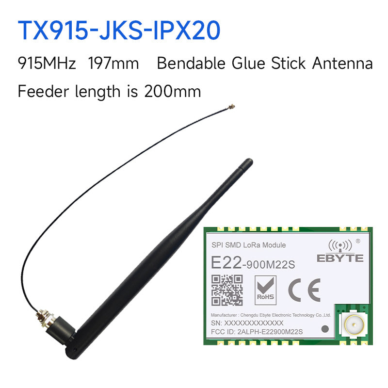 EBYTE E22-900M30S SX1262 LoRa Module 868MHz Wireless Module 30dBm 12km Range IPEX Antenna SPI Interface Low Power Consumption