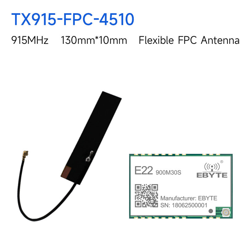 EBYTE E22-900M30S SX1262 Модуль LoRa 868 МГц Беспроводной модуль 30 дБм Диапазон 12 км Антенна IPEX Интерфейс SPI Низкое энергопотребление