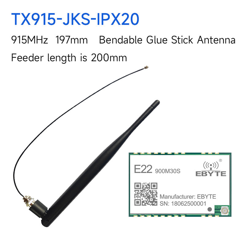 EBYTE E22-900M30S SX1262 LoRa-Modul, 868 MHz, kabelloses Modul, 30 dBm, 12 km Reichweite, IPEX-Antenne, SPI-Schnittstelle, geringer Stromverbrauch