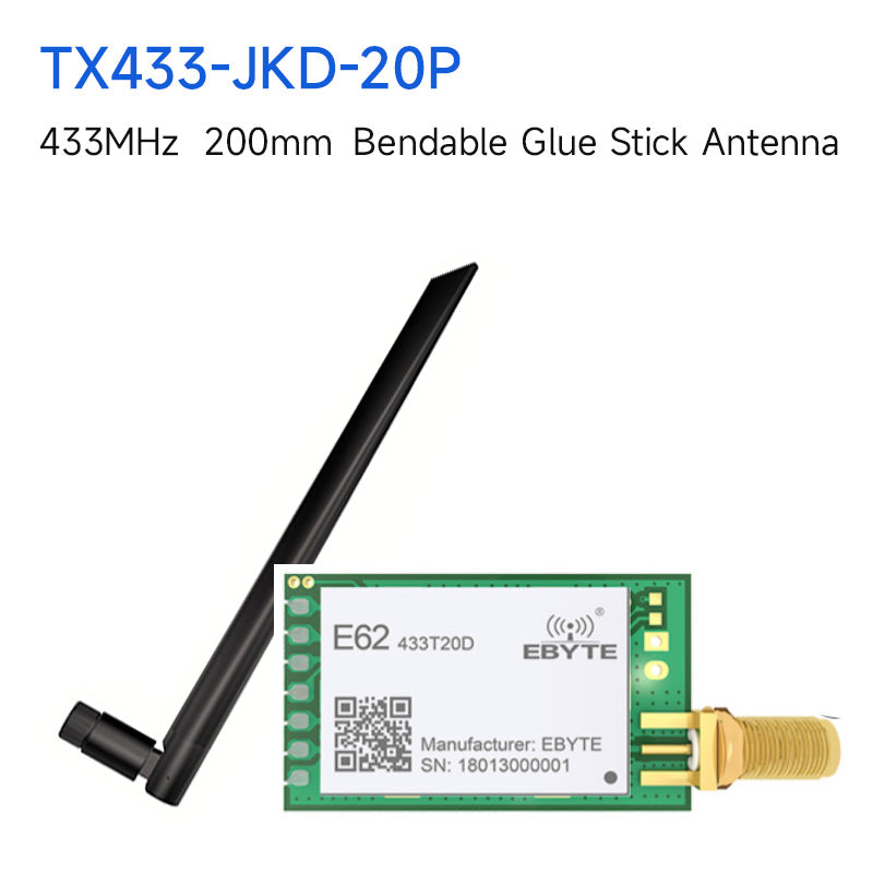 Ebyte E62-433T20D full duplex wireless transceiver modules TDD 20dBm 1km 433MHz rf transmitter and receiver module for UAV