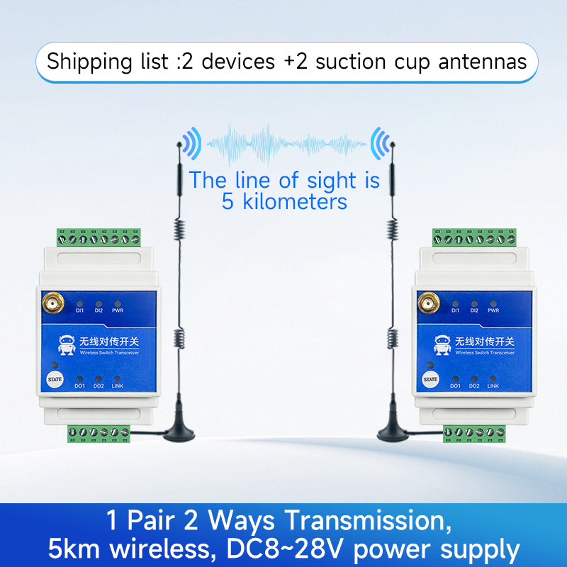 Ebyte E860-DTU(2020-400SL22)-V2 series 2/4/8 Digital Input Wireless Remote Switch Transmission 5/10km 22/30dbm LoRa Modulation 868/915MHz