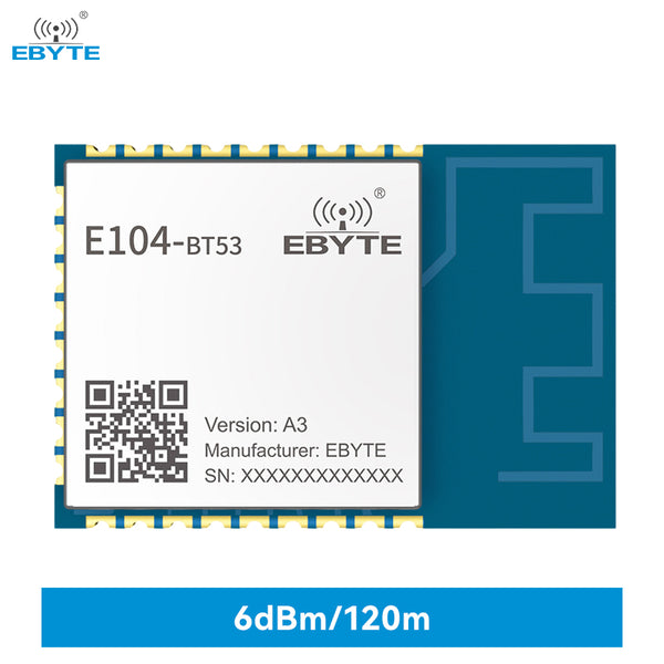 E104-BT53A3 Ebyte EFR32BG22 Small SMD BT5.2 2402~2480MHz 120m High-precision Stable Wireless Bluetooth Module