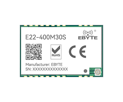 EBYTE E22-400M30S SX1268 433 МГц, макетная плата беспроводного модуля, РФ, большой радиус действия, 12000 м, IPEX, штамп, отверстие, антенна SPI