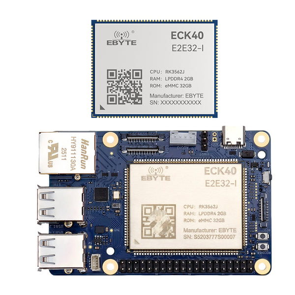 Ebyte ECK40 Series Embedded Core Board Industrial-grade Single-board Computer RK3562 RK3562J Quad-core Rockchip NPU 32GB