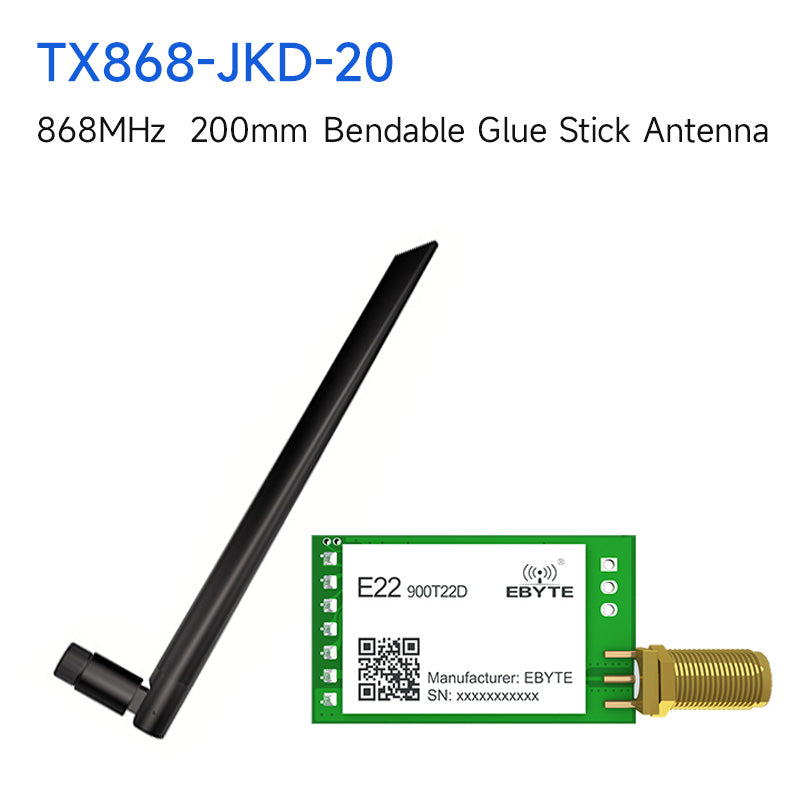 EBYTE E22-900T22D-V2.0 SX1262 LoRa 868 МГц Беспроводной модуль UART 22 дБм 5 км Антенна FEC SMA-K дальнего действия Беспроводной радиочастотный передатчик