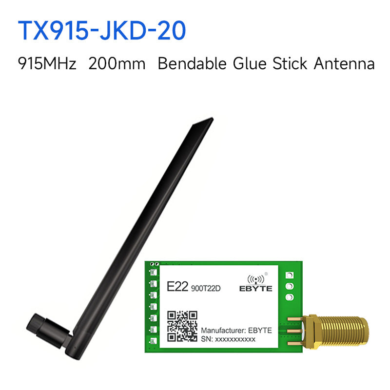 EBYTE E22-900T22D-V2.0 SX1262 LoRa 868 МГц Беспроводной модуль UART 22 дБм 5 км Антенна FEC SMA-K дальнего действия Беспроводной радиочастотный передатчик