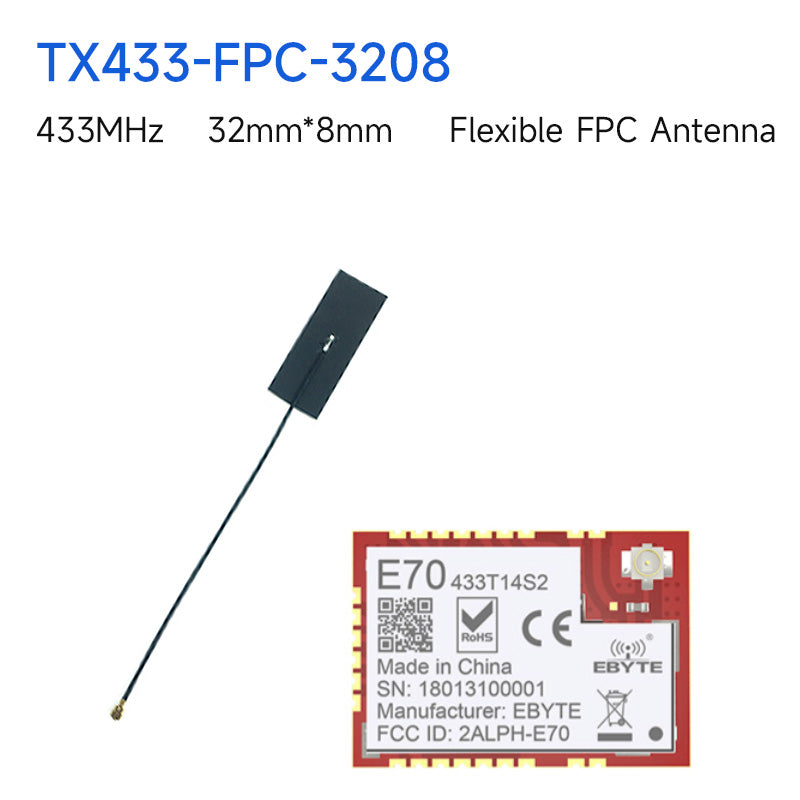 Ebyte E70-433T14S2 TI CC1310 Module 433MHz Modbus High Speed Continuous Transmission UART Wireless Module FEC SoC Low energy Rf Module