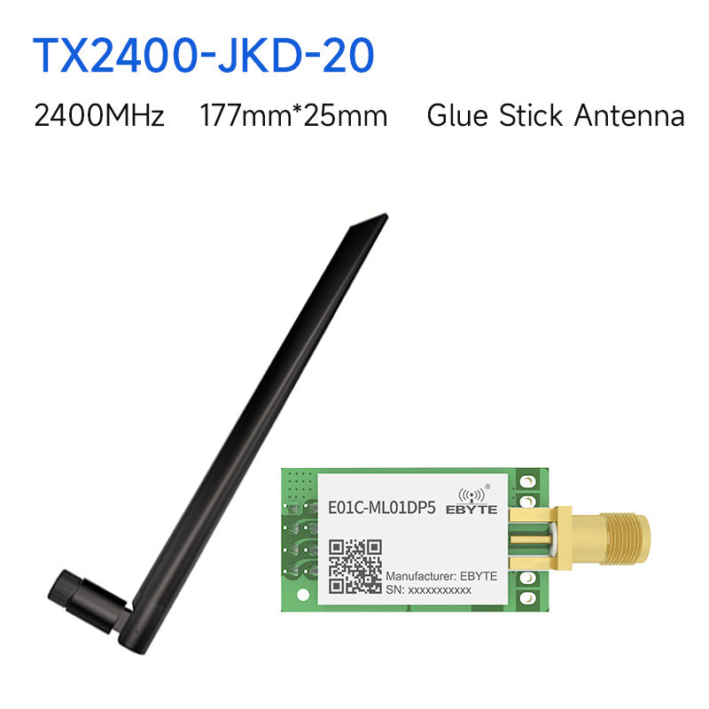 EBYTE E01C-ML01DP5 2,4 ГГц Si24R1 20 дБм PA LNA Беспроводной радиочастотный модуль SPI SMA-K Антенна Приемопередатчик дальнего действия Передатчик