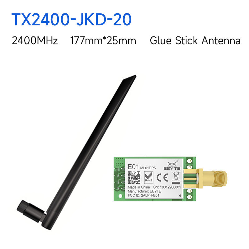 EBYTE E01-ML01DP5 nRF24L01P 2,4 GHz PA LNA 20 dBm Wireless Modul SPI Antenne SMA-K Transceiver Empfänger Tansmitter